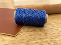 Gewachstes Garn, 50 Meter   Koningsblau