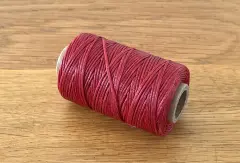 Gewachstes Garn, 50 Meter   Rot